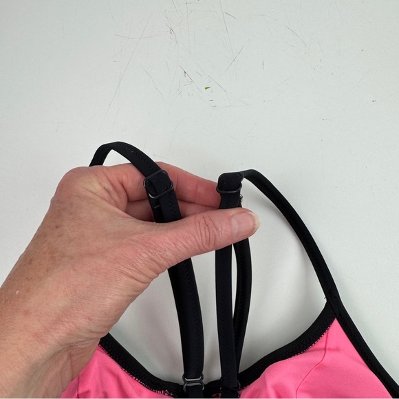 Victoria's Secret Pink 2 Piece Black Cut Out Bikini Size XS - Picture 4 of 10
